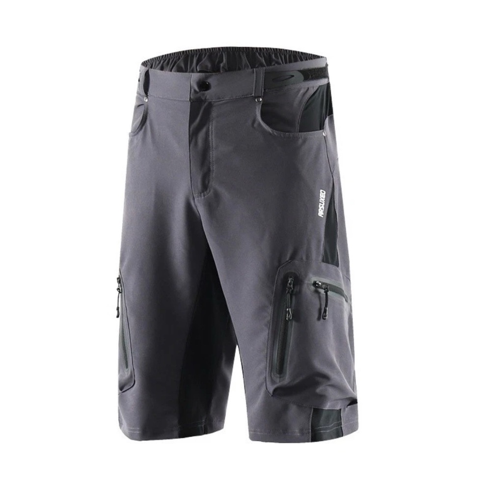 Arsuxeo NWT dark grey multifunctional outdoors men’s shorts size U.S. S